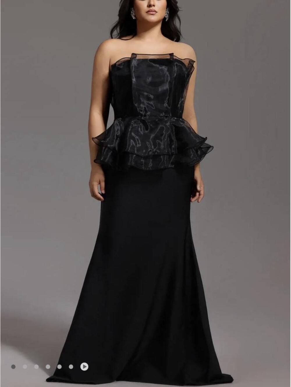 Bella Barnett Oria Sleeveless Fishtail Bandage Maxi Dress